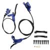 ZTTO MTB Bike 4 Piston Front Rear Hydraulic Disc Brake Mountain Bike CNC Bilateral Oil BrakeBlue