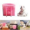 Yoga Frog Candle Mold Animal Silicone Molds Resin Casting Molds Craft Supplies for Candle Making Home Decoration