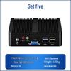 Quad-Core J1900 Dual-Network Embedded Industrial Mini PC