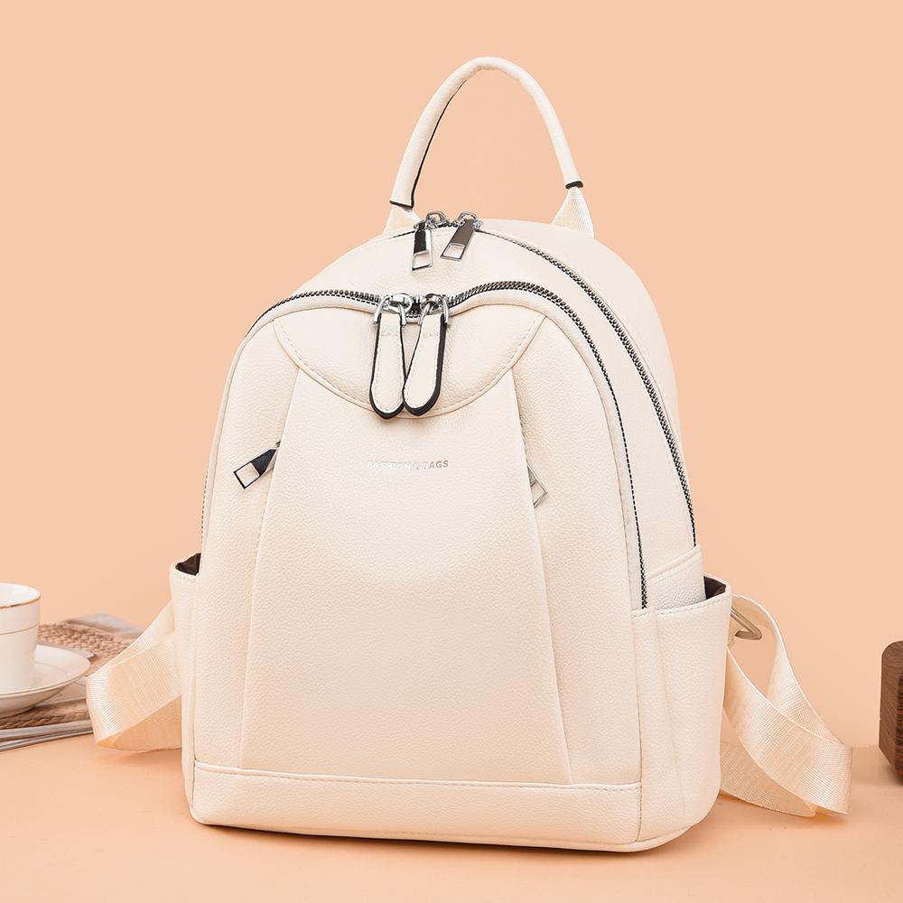 Backpack Women's PU Large Capacity Backpack