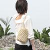 Yogodlns Summer Straw Shoulder Bag Women Large Capacity Rattan Bucket Bag Handmade Woven Beach Bag