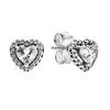 Elevated Heart Stud Earrings 298427C01 For Women