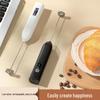 Electric Handheld Milk Frother and Egg Beater - Food Grade Small Mixer for Coffee
