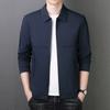 Breathable Casual Mens Trendy Business Lapel Jacket Slim Fit Outerwear