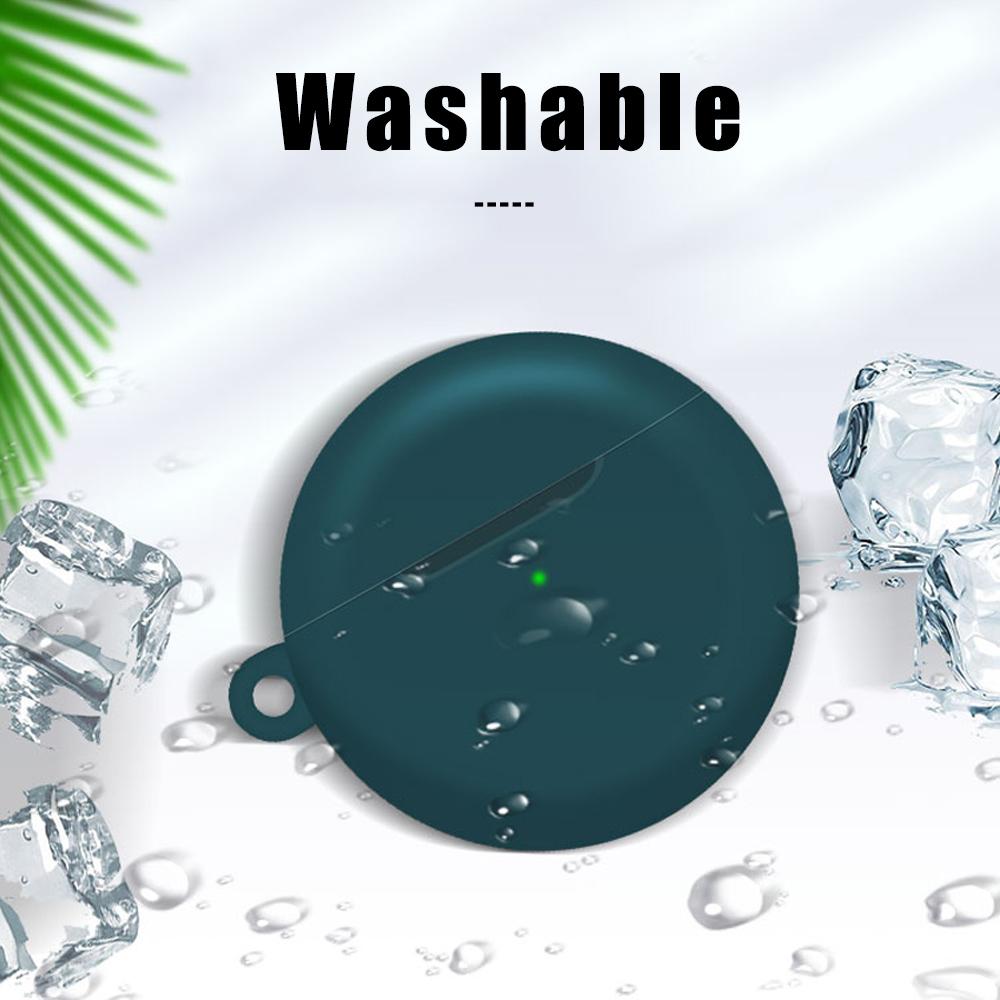 with Keychain Anti-fall Protective Cover Soft Silicone Case Shockproof Sleeve Earphones Pouch