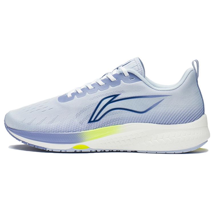 Li Ning Red Rabbit 5 Shock Absorbing Non-Slip Durable Low-Top Running Shoes Men Running Shoes White Purple ARMS009-4