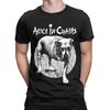 Мужская футболка Men Rock Alice In Chains Хлопковые топы Удивительная футболка с коротким рукавом и круглым вырезом Футболка большого размера