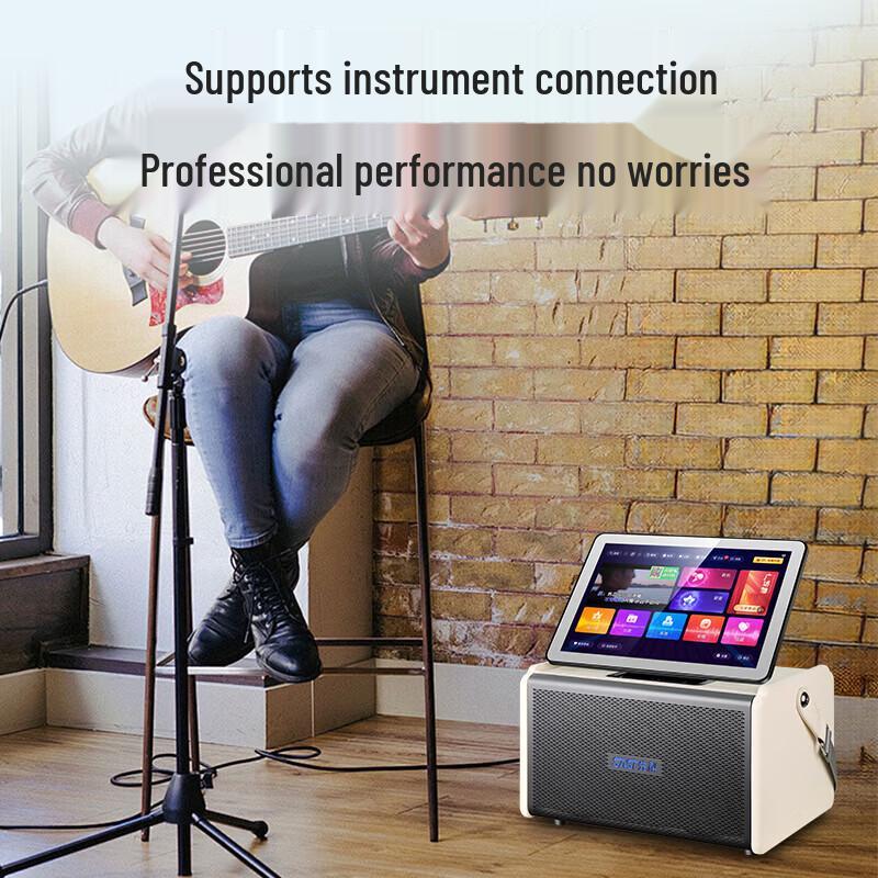 SAST All-in-One Portable KTV Speaker System with Screen CN plug (adapter included) (CN version)