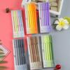 1 Box Stationery Cute Morandi Color Gel Pen Creative Press Office Gift School Supplies Stationery Kawaii Pens