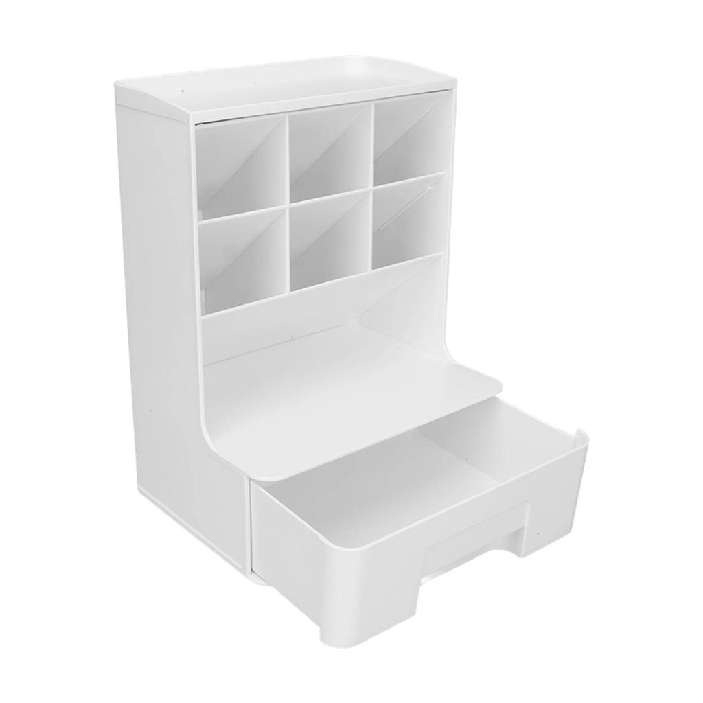 Ящик для хранения с наклонной вставкой, большой емкости, пластиковый держатель для ручек, органайзер, настольная стойка для хранения