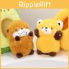 Capybara Fruit Kiwi Peach Plush Toy Animal Fruit Stuffed Doll Set Transformed