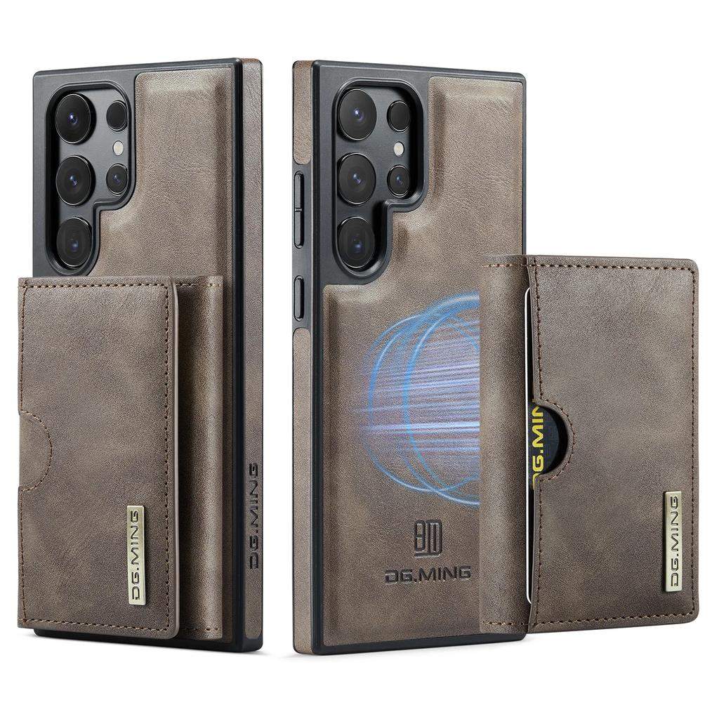 Съемный магнитный чехол-кошелек для Samsung Galaxy S25 Ultra S24 S23 S22 Plus S21 для Magsafe RFID-блокирующий держатель для карт