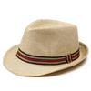 Британская джазовая шляпа мужская весенне-летняя новая для улицы, для путешествий, солнцезащитная, от солнца, пляжная шляпа, женская дышащая модная соломенная шляпа, цилиндр