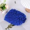 Car Wash Gloves Double Sided Thickening Car Cosmetic Care Car Cleaning Tool Chenille Sponge Gloves