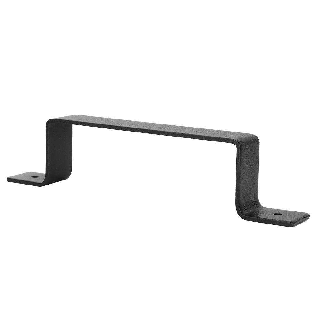 Black Door Handle Carbon Steel Barn Right Angle Handle Pull for Barn Home Cabinet Shed