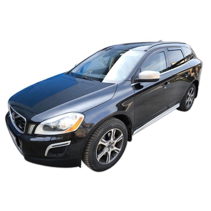 Дефлекторы воздуха - Volvo XC60 (2009-2016) - 4 шт. - Аэродинамические - Тонированные черные