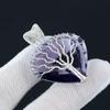 Amethyst Tree of Life Pendant 925 Sterling Silver Wire Wrapped Pendant Amethyst Pendant Gemstone Silver Handmade Pendant Necklace For Gift