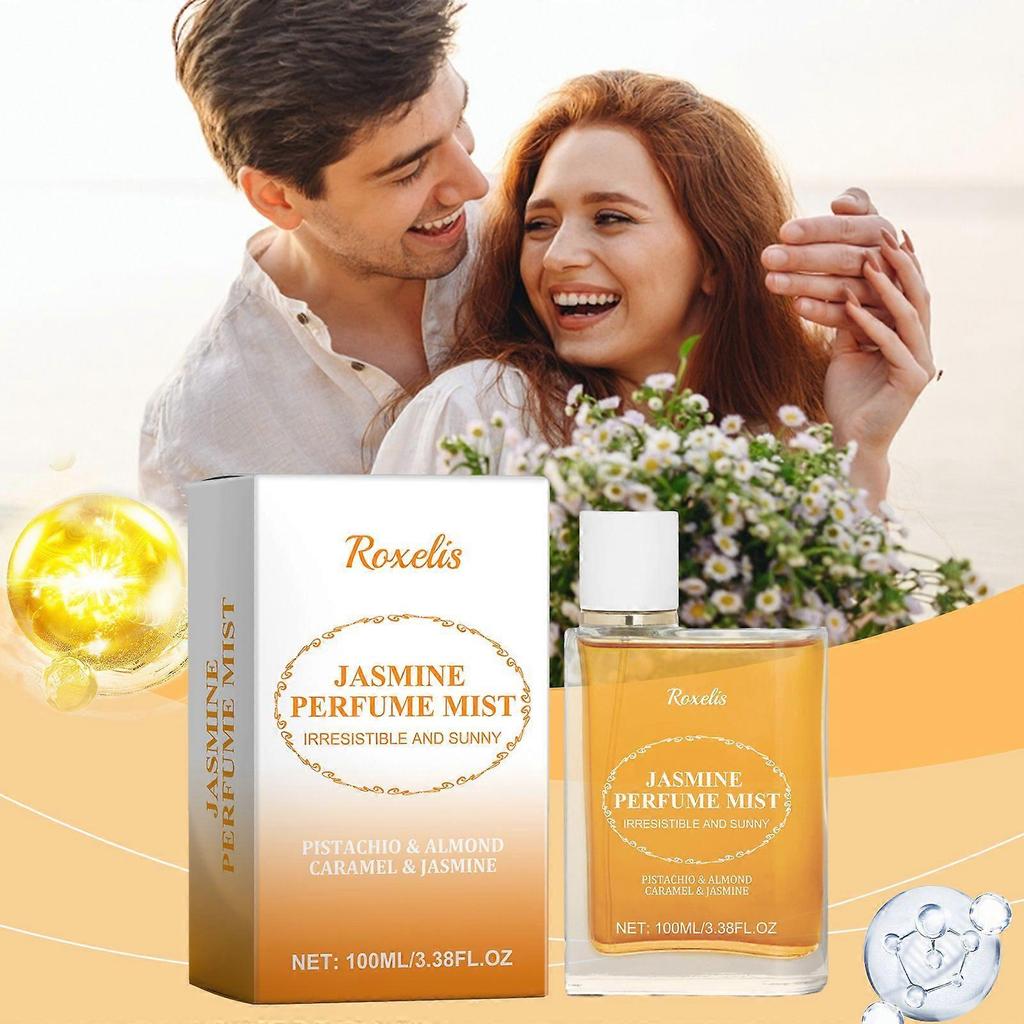 Roxelis Light Fragrance Brazilian Perfume For Women Fresh, Natural, Long-Lasting Jasmine Woody Floral Scent