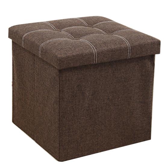 Табурет для хранения Многофункциональный складной большой емкости Водонепроницаемая ткань Стабильная скамейка для спальни Табурет с подставкой для ног с мягким сиденьем Организация мелочей