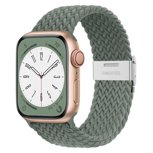 Плетеный solo loop Ремешок Для Apple watch Ultra2 ремешок 49мм 45мм 44мм 40мм 41мм 42мм 46мм correa bracelet серия 8 7 se 6 9 3 10 11