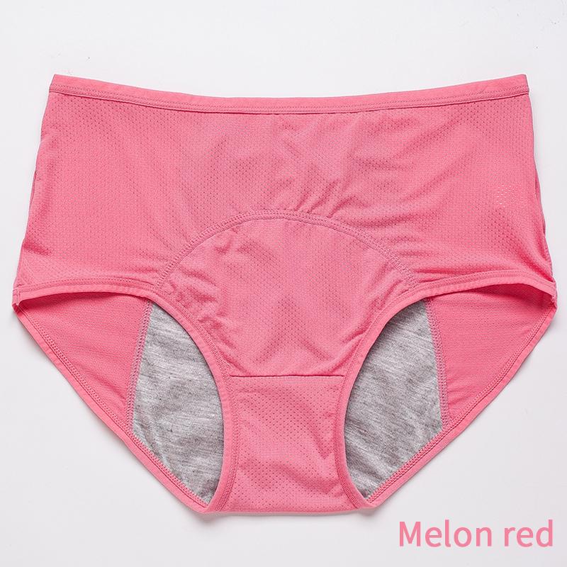 1/4 шт., большой размер, сетчатые дышащие трусы до и после менструации, герметичные трусы со средней и высокой талией для женщин, трусы
