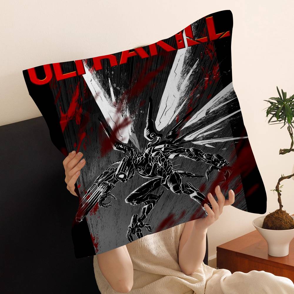 Аниме Игра U_Ultrakills Крутая Наволочка Подушка-плед для Автомобиля Чехол на Подушку для Дивана Автомобиля Рождественский Подарок 40X40см 45X45см