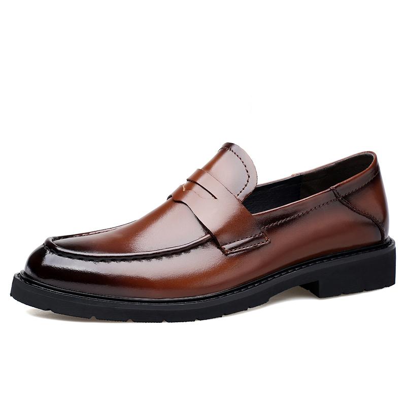 Classic Retro Men's Dress Shoes Business Style Party Leather Formal Shoes Wedding Shoes Men's Flats Leather Oxfords