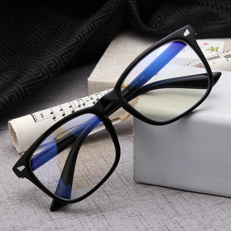 Transparent Computer Glasses Frame Women Men Anti Blue Light Square Eyewear Blocking Glasses Optical Spectacle Eyeglass