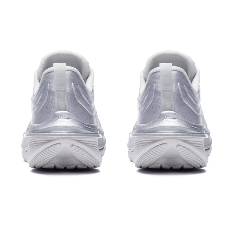 Li Ning WuShi 5S 2.0 Амортизирующие Низкие Беговые Кроссовки Женские Серебристо-Серые ARSS032-2