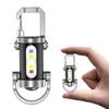 LED keychain light 1200 lumens compact flashlight powerful portable key holder USB rechargeable ultra-bright lightweight waterproof shockproof easy