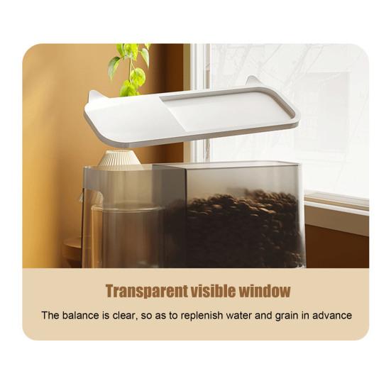 Automatic Cat Feeder 2-in-1 Pet Food Feeder And Water Dispenser with Stainless Steel Bowl for Small Medium Cats And Dogs