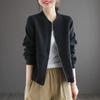 Fashionable and Comfortable Women's Loose-fit Cardigan Baseball Jacket