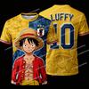 2026 Япония One Piece Луффи Футбольная Майка Футболка для Мужчин и Женщин - Быстросохнущая Аниме Спортивная Одежда