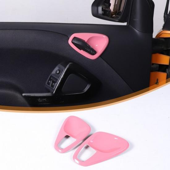 Розовая накладка на чашку ручки внутренней двери для Benz Smart Fortwo 451 2010-15