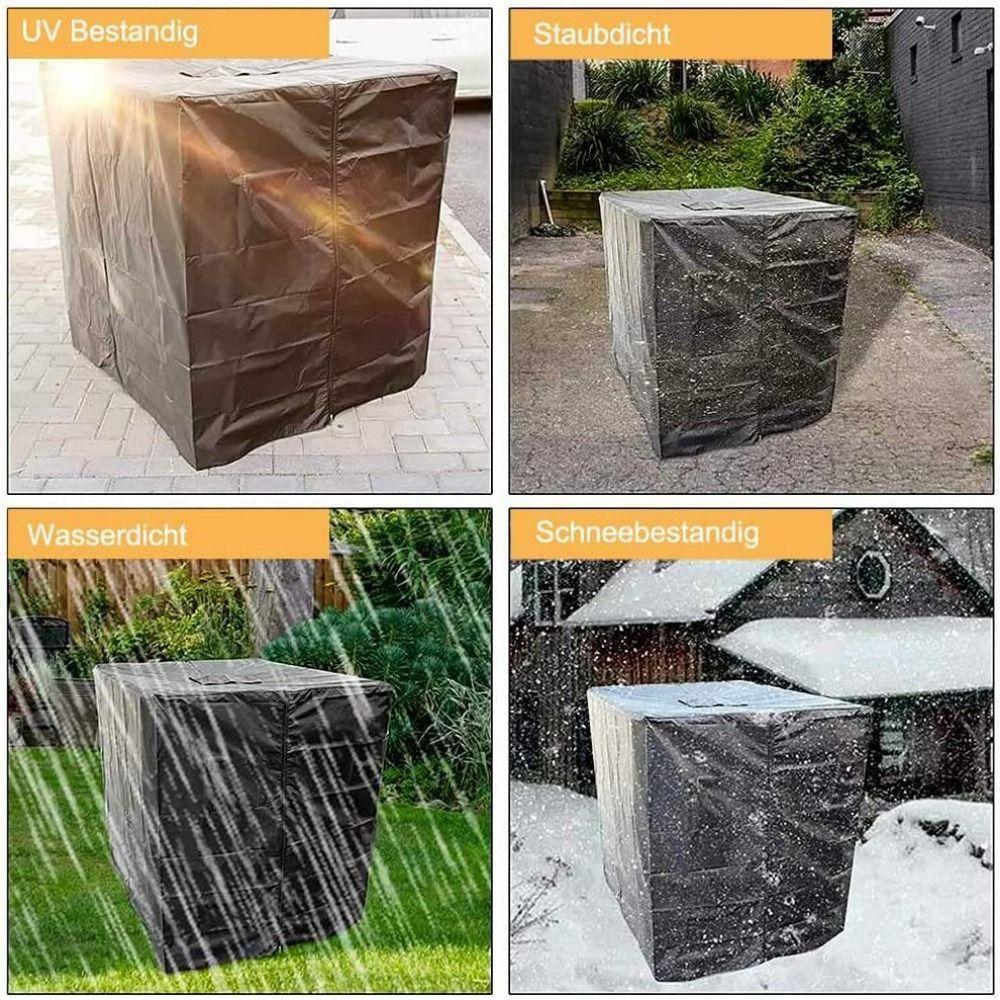 210D Oxford Outdoor IBC Bucket Cover 1000 L IBC Container Protector Garden Yard Rain Container