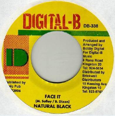 7-дюймовая пластинка MIKEY SPICE / NATURAL BLACK - Where Were You / Face It DB337 Digital-B 2006 Ямайка Регги, Ска и Даб Б/У