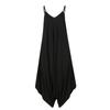 Fashion V-Neck Camisole Jumpsuit For Womens Adjustable Spaghetti Straps Vintage Romper Jumpsuit With Pocket