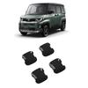 Накладка на нишу ручки двери Mitsubishi Delica Mini: Декоративная гальванизированная рамка для моделей 25-26