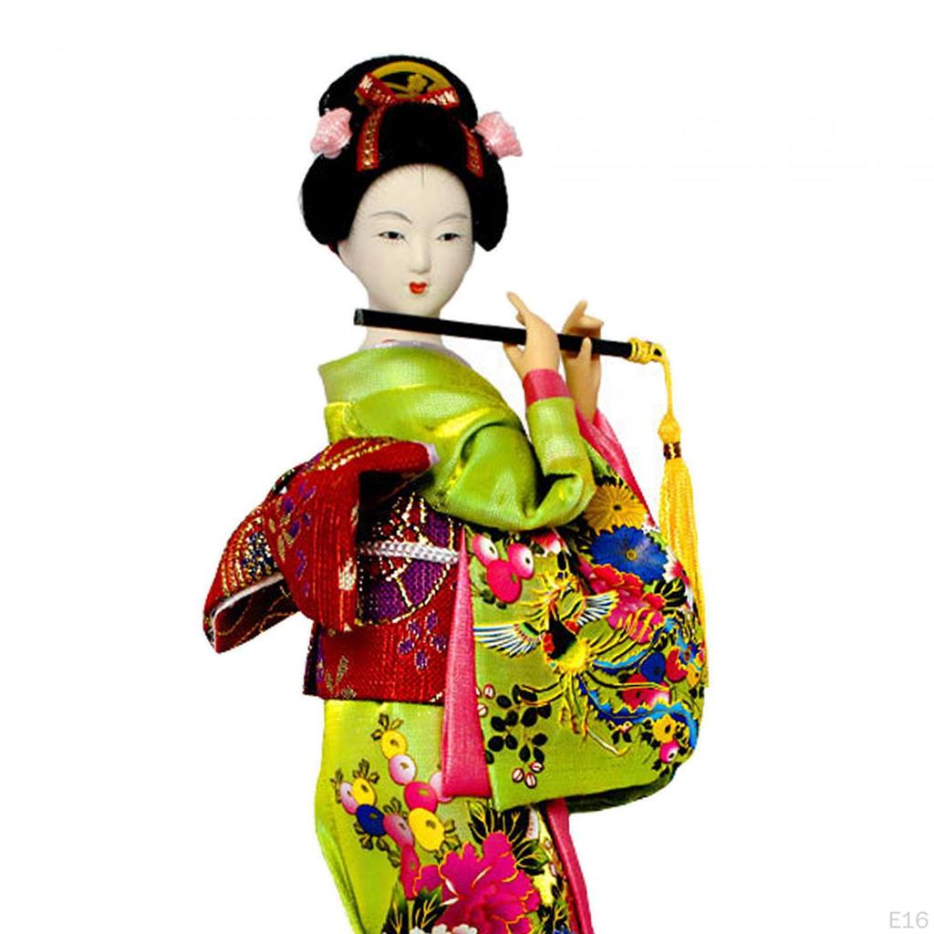 Азиатская кукла гейша - декоративная фигурка для дома и офиса