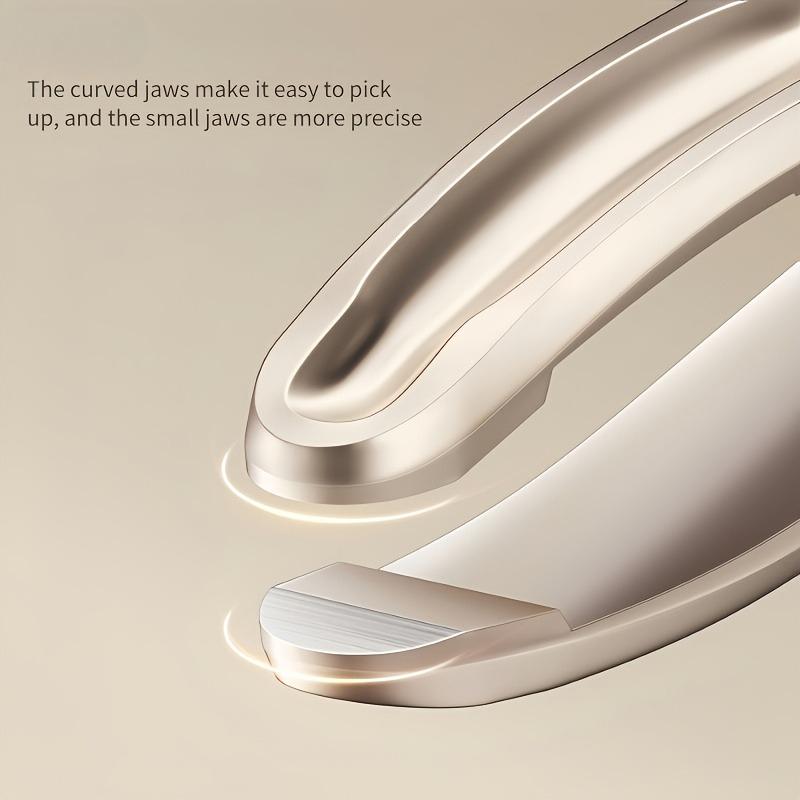 1 шт. профессиональный пинцет NiLiYa для бровей и волос на лице - Сверхпрочная нержавеющая сталь, Острые кончики для точного ухода