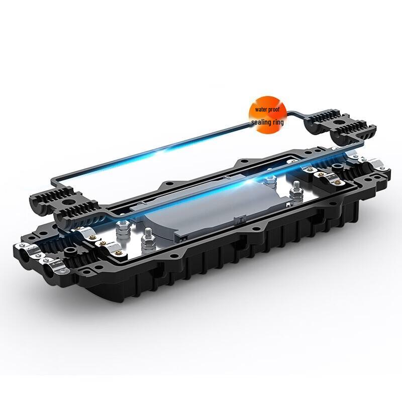 HAILE 2-in 2-out 24-Core Outdoor Fiber Optic Splice Closure