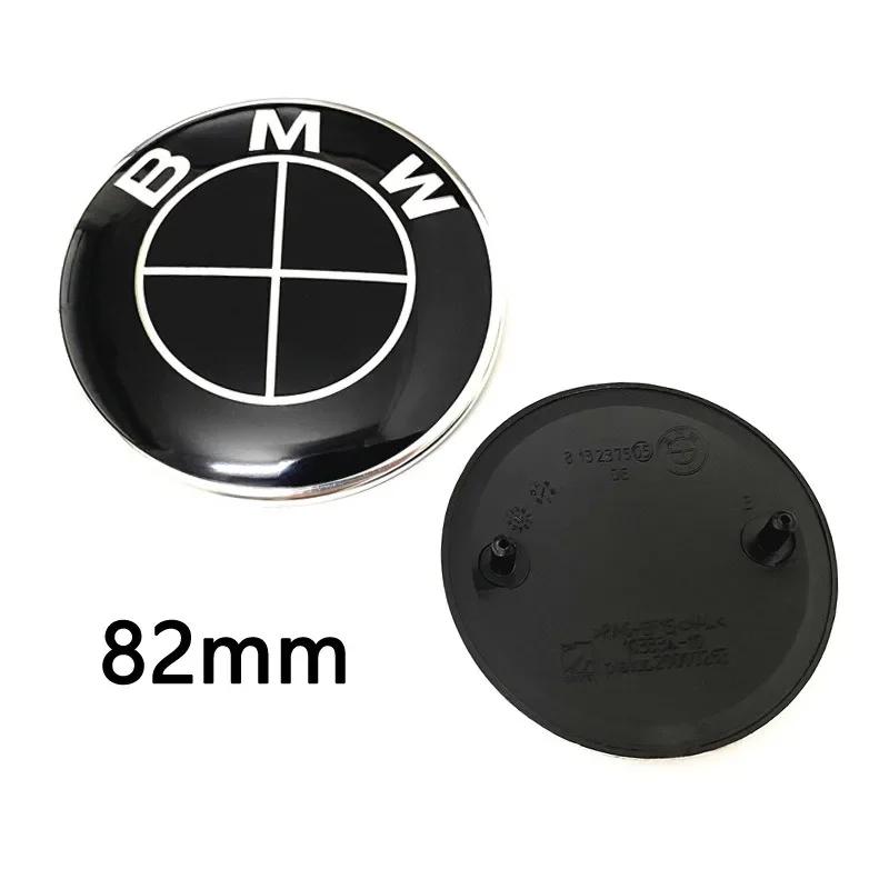 NYTB6 82mm/74mm Car Front Grille Decorative Front Cover Badge Auto Accessories For bb-BMW E30 E38 E39 E46 E60 E61 E90 X1 X3 X4 X5 X6