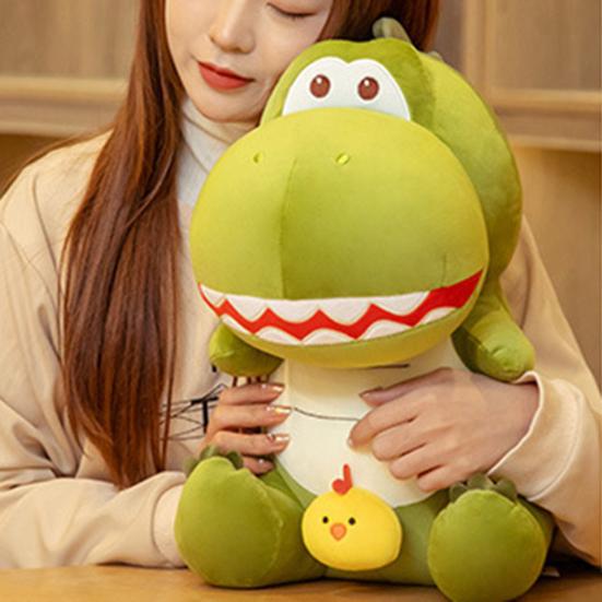 35/45 см стильный яркий внешний вид орнамент уютный на ощупь милый большой глаз открытый рот динозавр мягкая игрушка реквизит для фотосъемки кукла