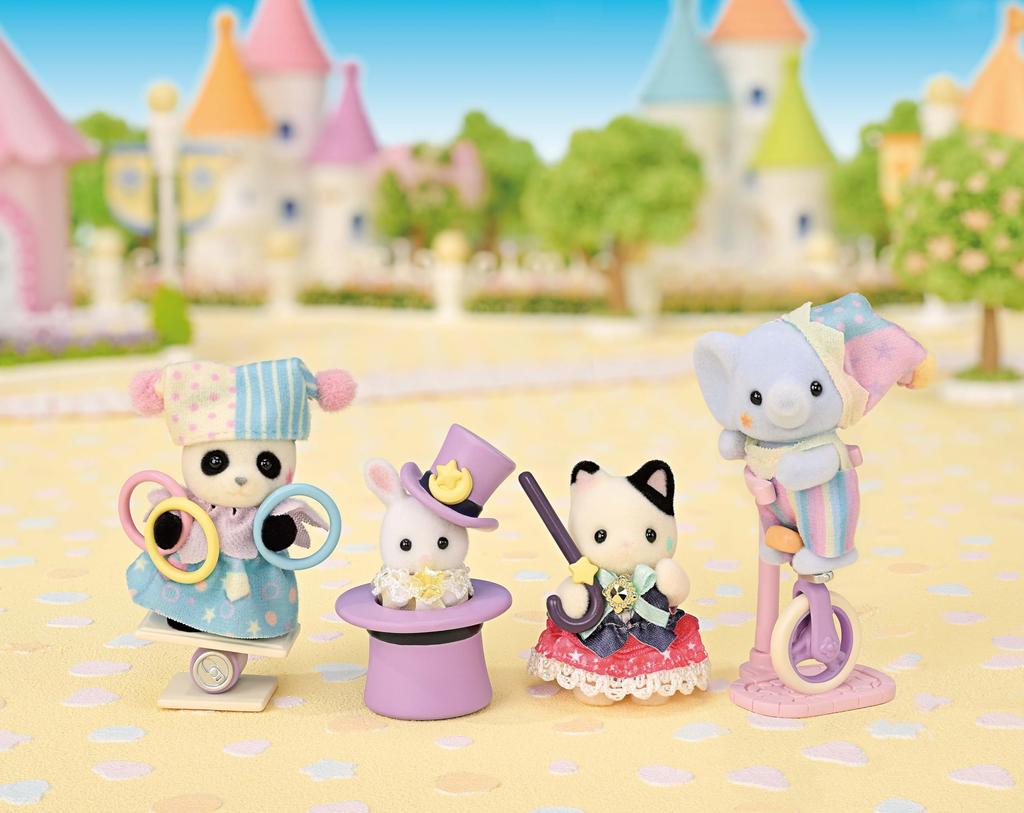 Sylvanian Families Doll Dream Show Time ST Mark Certification For Ages 3 and Up Toy Dollhouse Sylvanian Families EPOCH [Baby Set] C-75