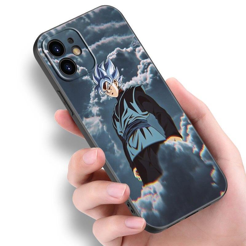 Чехол для телефона Japan Anime Son Goku для Apple iPhone 14 13 12 Mini 11 Pro Max 7 8 XR X XS 7 8 Plus SE 2020 2022, черный чехол