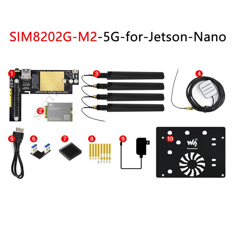 Модуль расширения связи Jetson Nano 5G/4G/3G с доступом к домашней сети