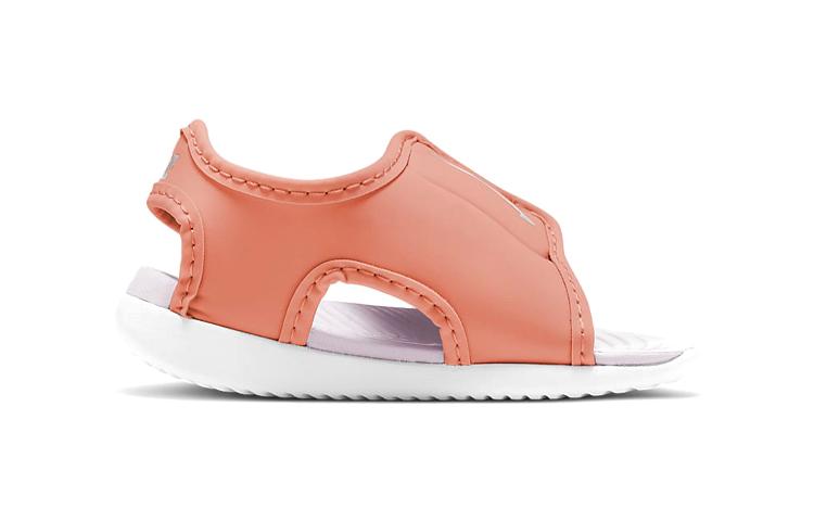 Nike Sunray Adjust 5 Устойчивые к истиранию Дышащие Низкие Детские Кроссовки Розовые Для Младенцев и Малышей DB9566-602