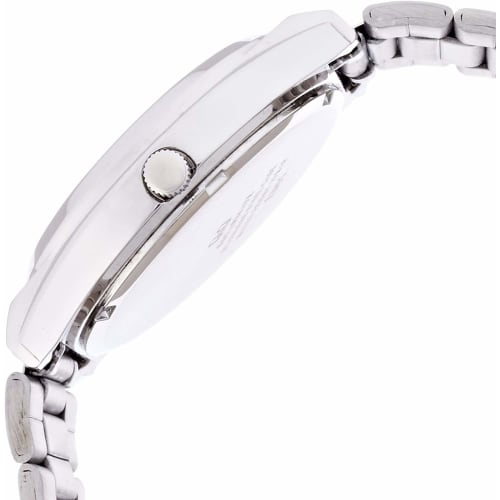 Citizen Q&Q Watch Analog Solar Waterproof Date Day of the Week Metal Band H010-204 Men's White