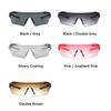 New Fashion Punk Women's Outdoor Cycling Sunglasses Simple Men and Women's Summer Sun Shading Sports Sun Glasses Gradient Shades