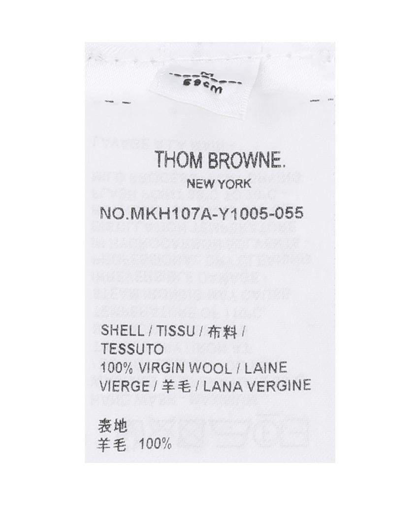 Tombeulaun Merino Wool Rwb Striped Cable & Rib Beanie - Light Grey / Mkh107Ay1005055